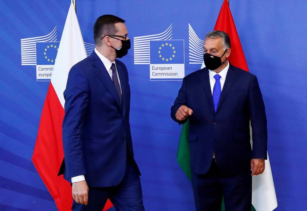 Mateuszas Morawieckis ir Viktoras Orbanas