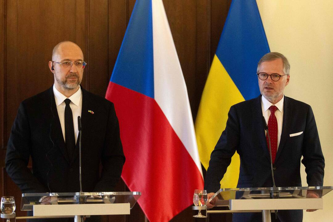 Denysas Šmyhalis ir Petras Fiala