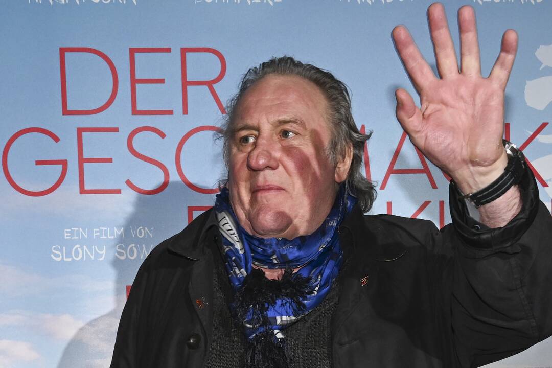 Depardieu tiriamas dėl finansinio sukčiavimo