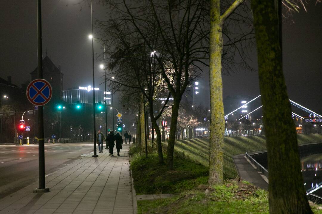 Kaunas pasitiko 2021-uosius