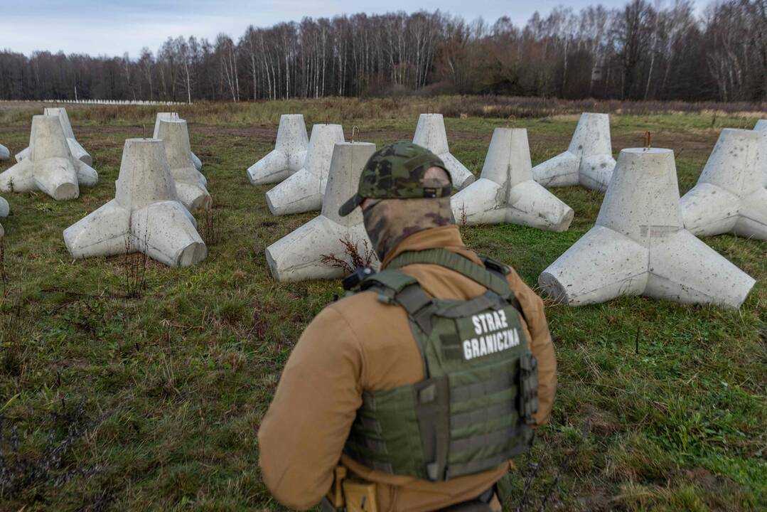 Lenkija pasienyje su Baltarusija kyla nauja nelegalių migrantų banga