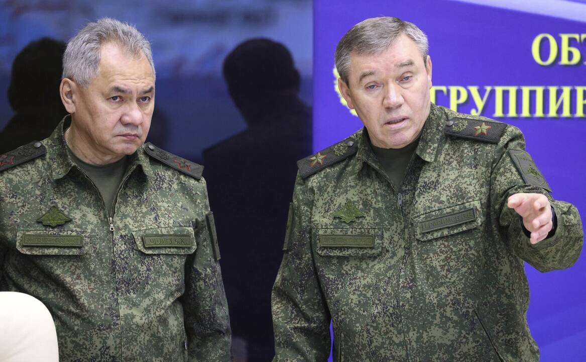 Sergejus Šoigu ir Valerijus Gerasimovas
