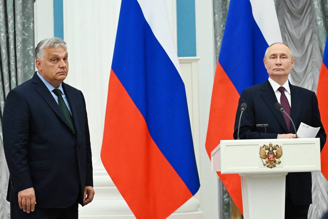 Viktoras Orbanas ir Vladimiras Putinas