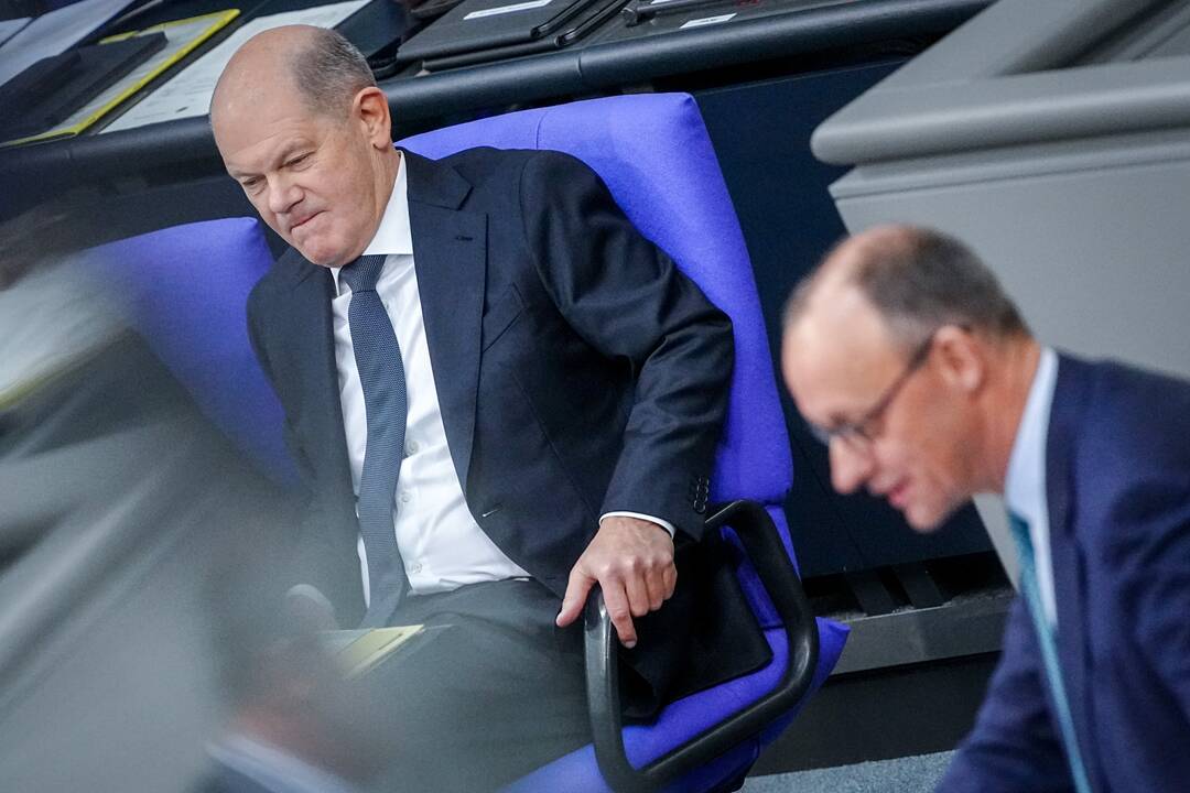 Scholzas ir Merzas susikivirčijo dėl ekonomikos ir migrantų