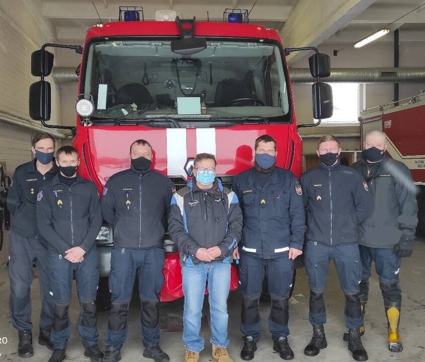 Ugniagesiai išgelbėjo žvejui gyvybę: lemtinga buvo kiekviena sekundė