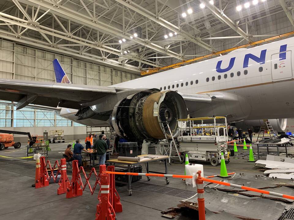 Po incidento Kolorade JAV nurodė nuodugniau tikrinti „Boeing“ lainerių variklius