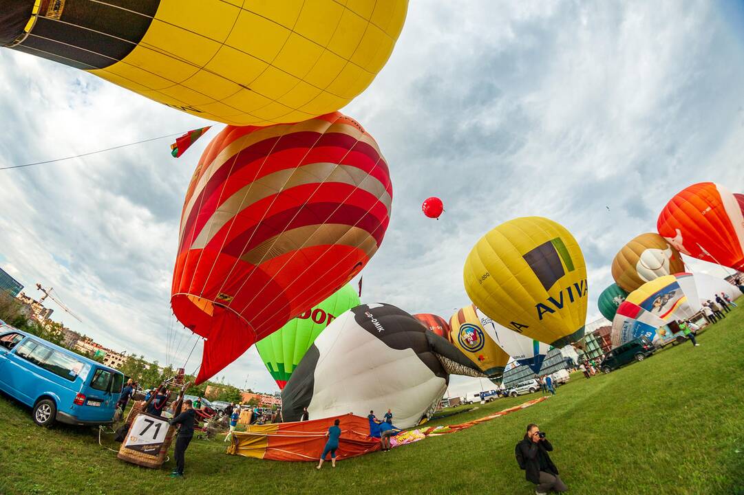 100 oro balionų fiesta „Su laisvės vėju“