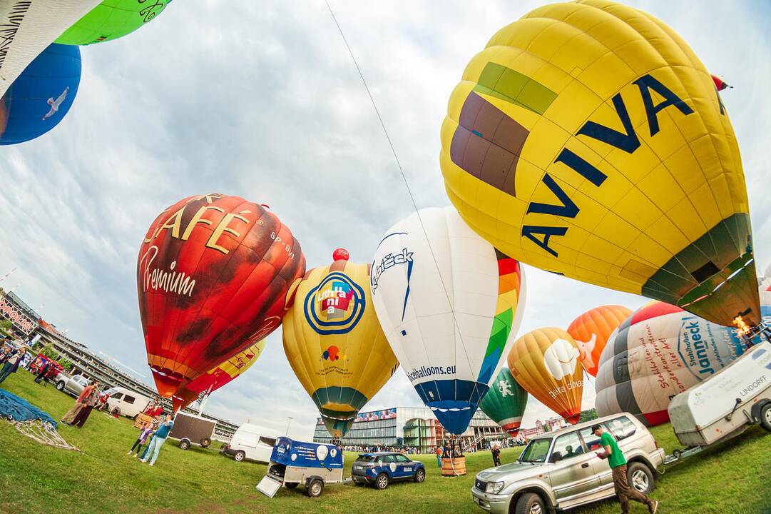 100 oro balionų fiesta „Su laisvės vėju“