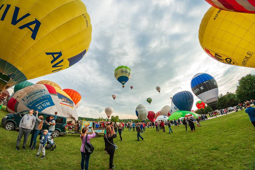 100 oro balionų fiesta „Su laisvės vėju“