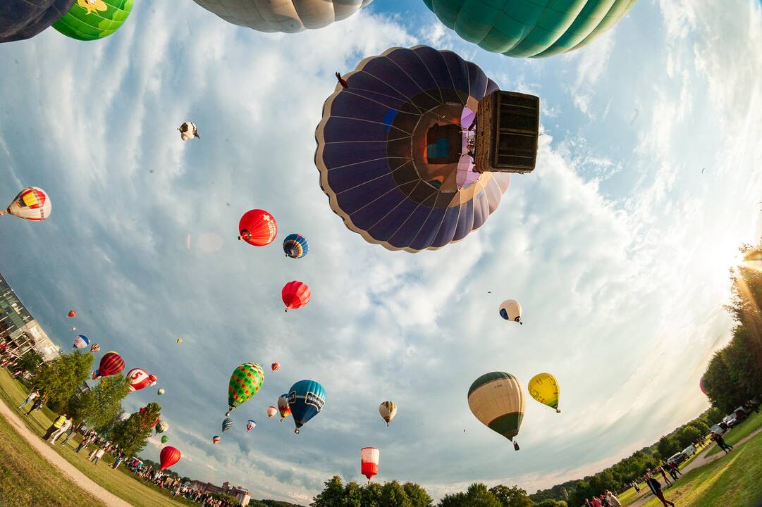100 oro balionų fiesta „Su laisvės vėju“