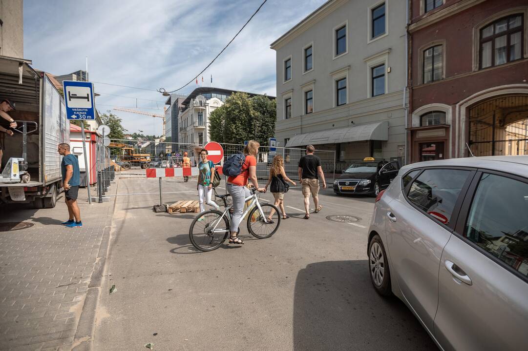 Tvarkomos centrinės Kauno gatvės