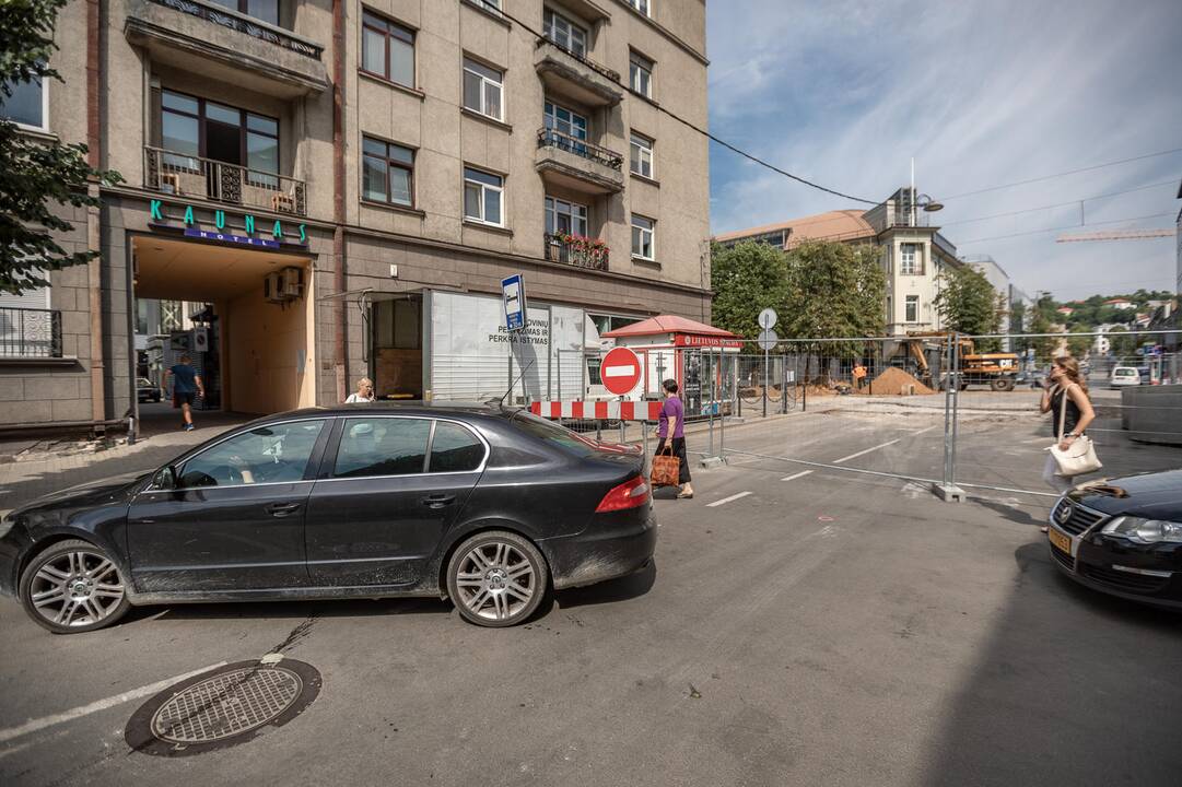 Tvarkomos centrinės Kauno gatvės