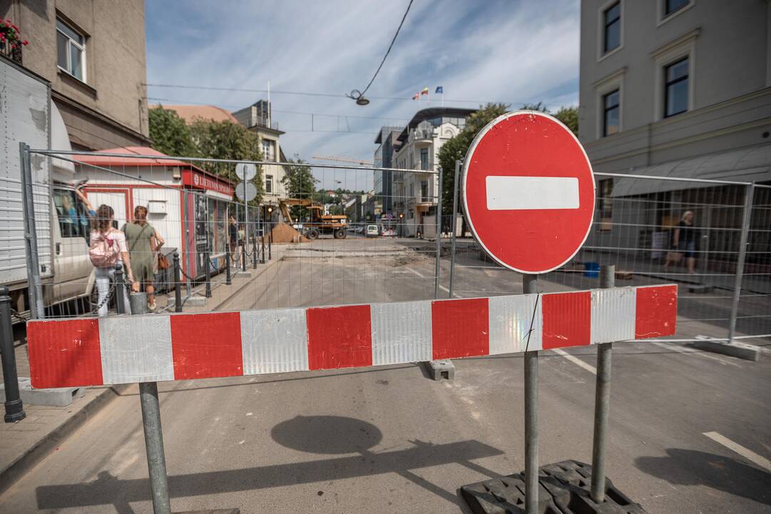 Tvarkomos centrinės Kauno gatvės