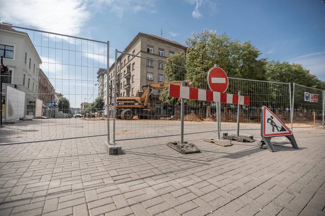 Tvarkomos centrinės Kauno gatvės