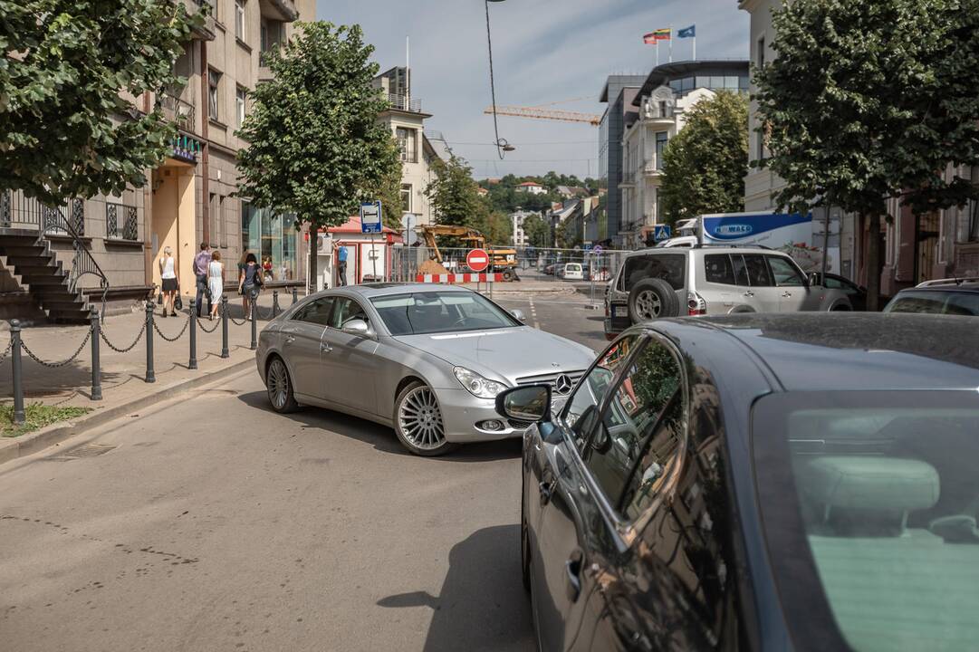 Tvarkomos centrinės Kauno gatvės