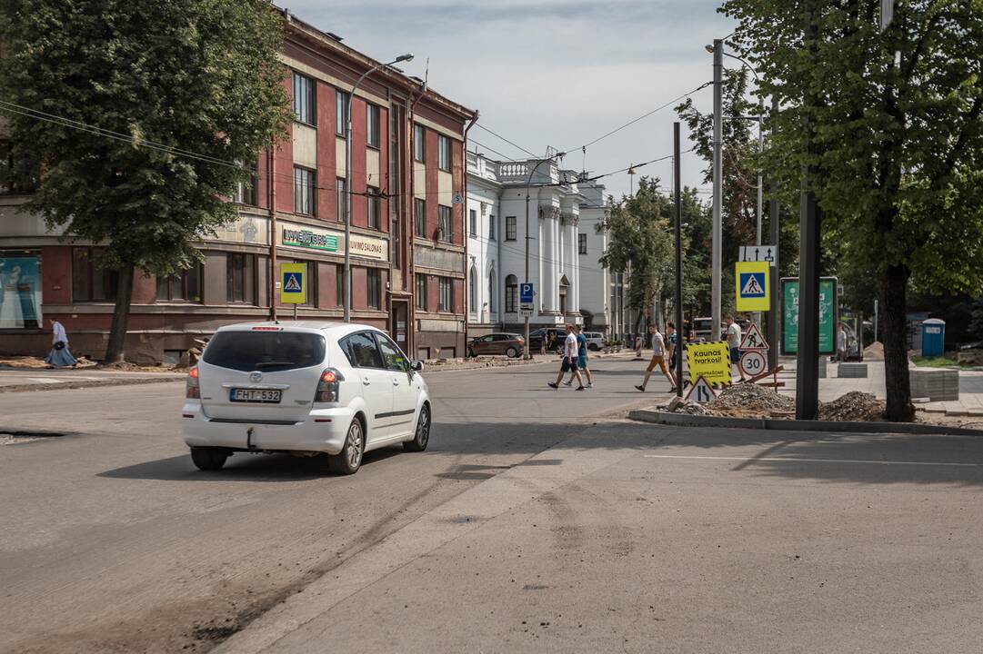 Tvarkomos centrinės Kauno gatvės