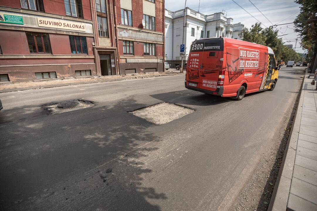 Tvarkomos centrinės Kauno gatvės