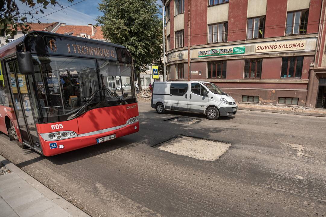 Tvarkomos centrinės Kauno gatvės