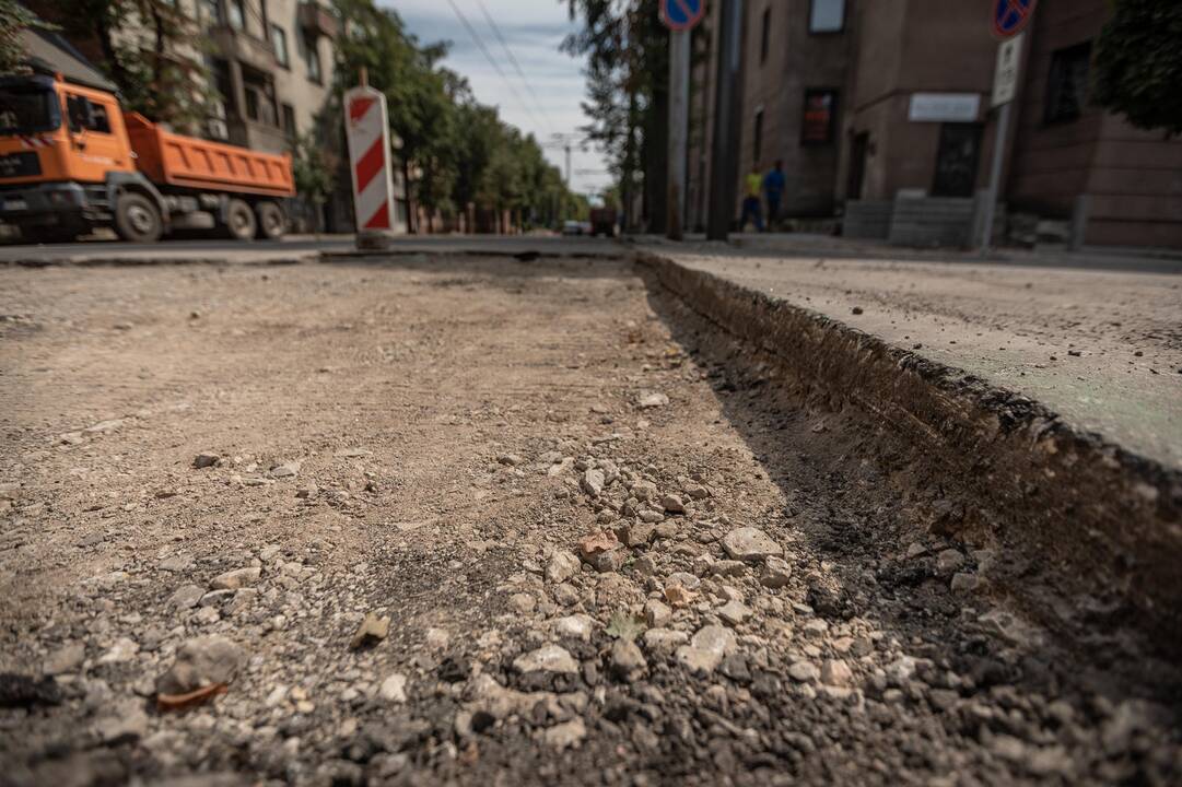 Tvarkomos centrinės Kauno gatvės