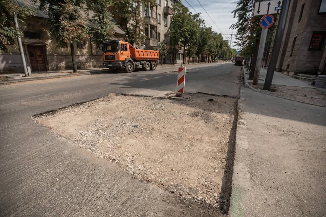 Tvarkomos centrinės Kauno gatvės