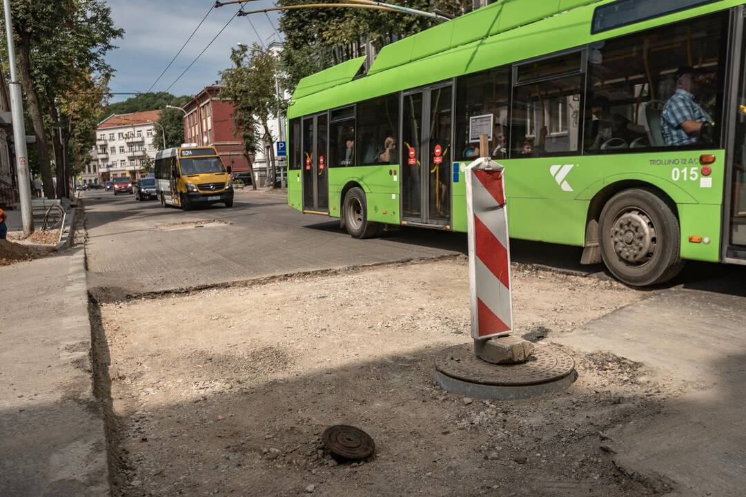 Tvarkomos centrinės Kauno gatvės