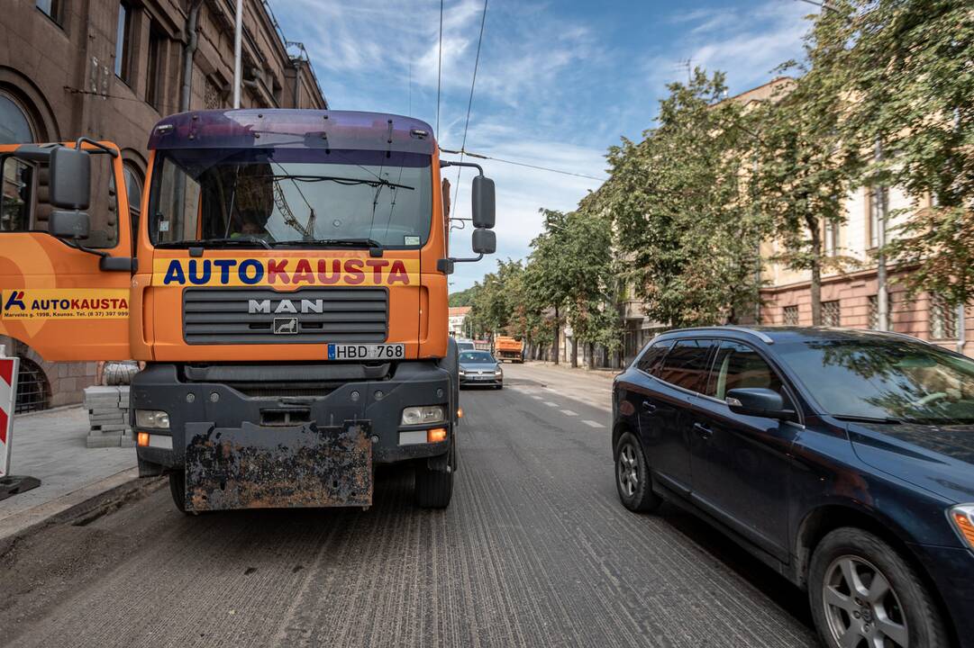 Tvarkomos centrinės Kauno gatvės