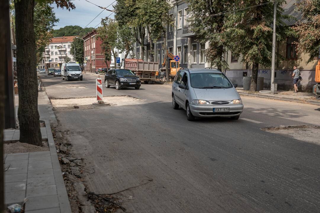 Tvarkomos centrinės Kauno gatvės