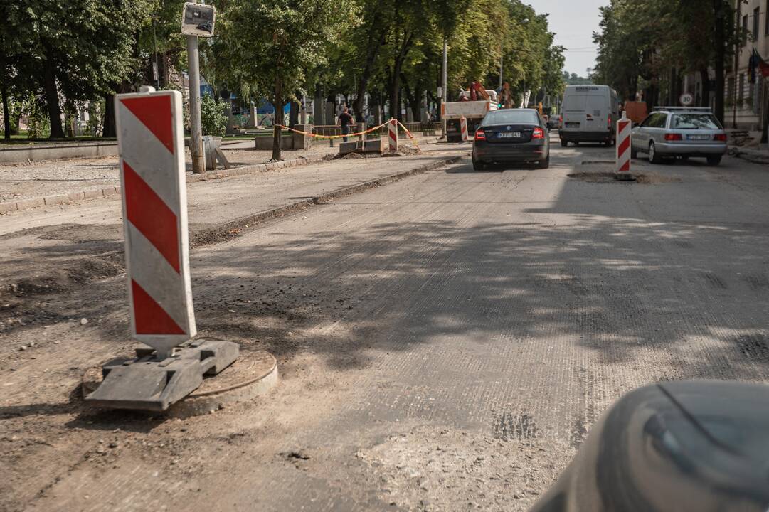 Tvarkomos centrinės Kauno gatvės