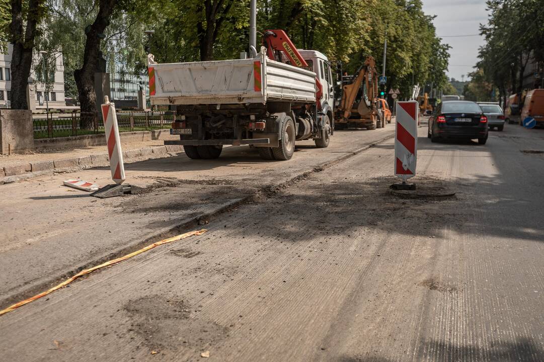 Tvarkomos centrinės Kauno gatvės