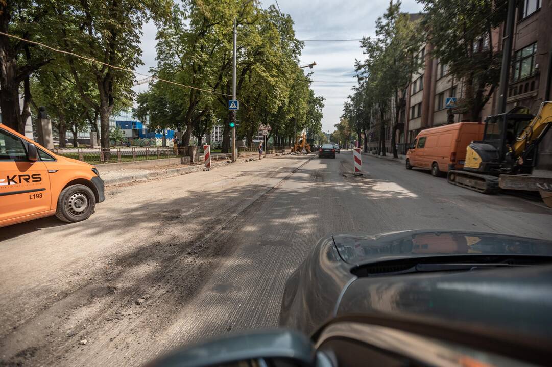 Tvarkomos centrinės Kauno gatvės