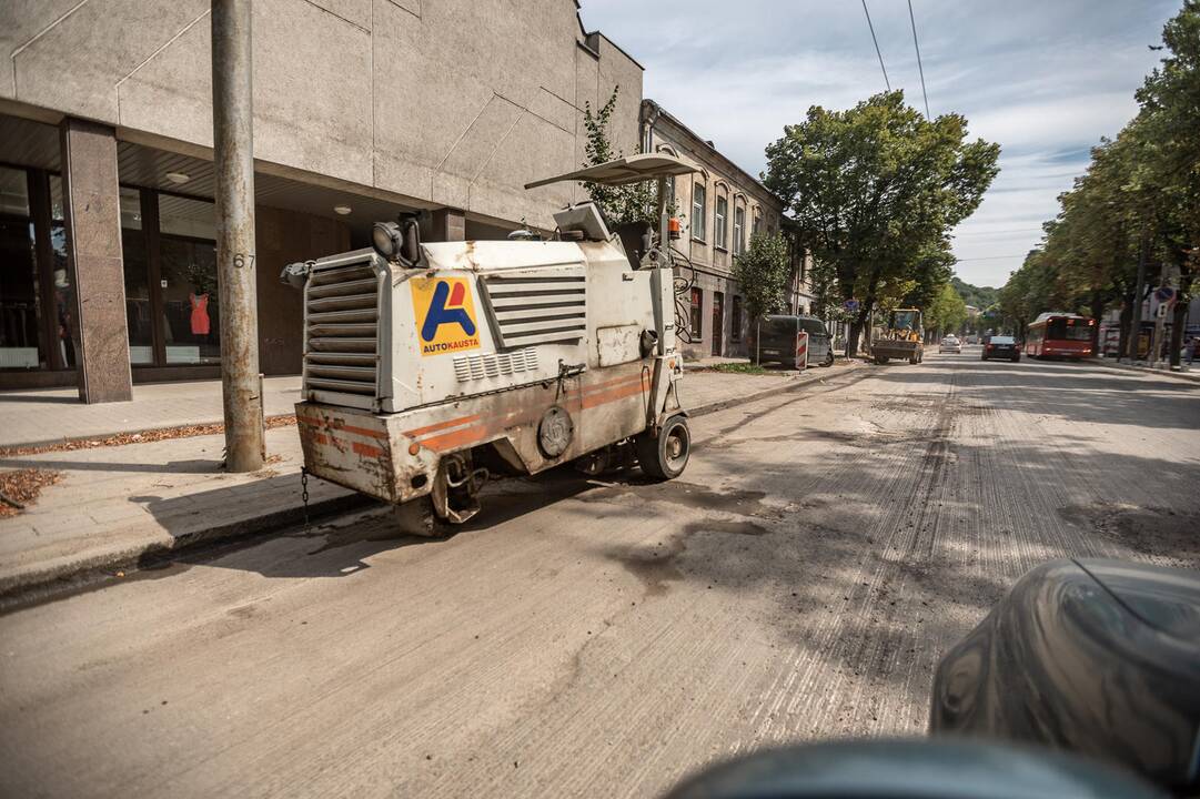 Tvarkomos centrinės Kauno gatvės