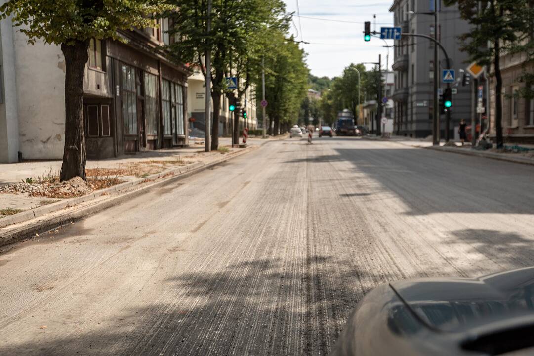 Tvarkomos centrinės Kauno gatvės