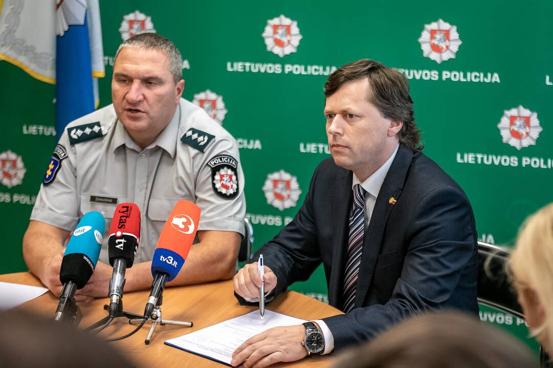 Spaudos konferencija dėl ukrainiečio nužudymo