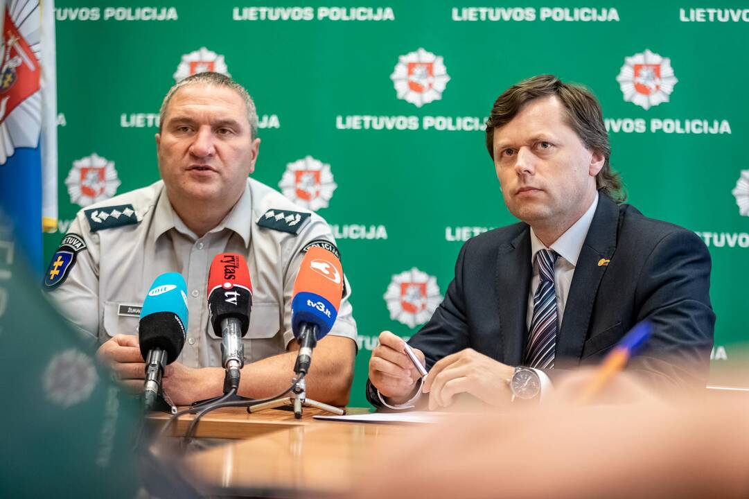 Spaudos konferencija dėl ukrainiečio nužudymo