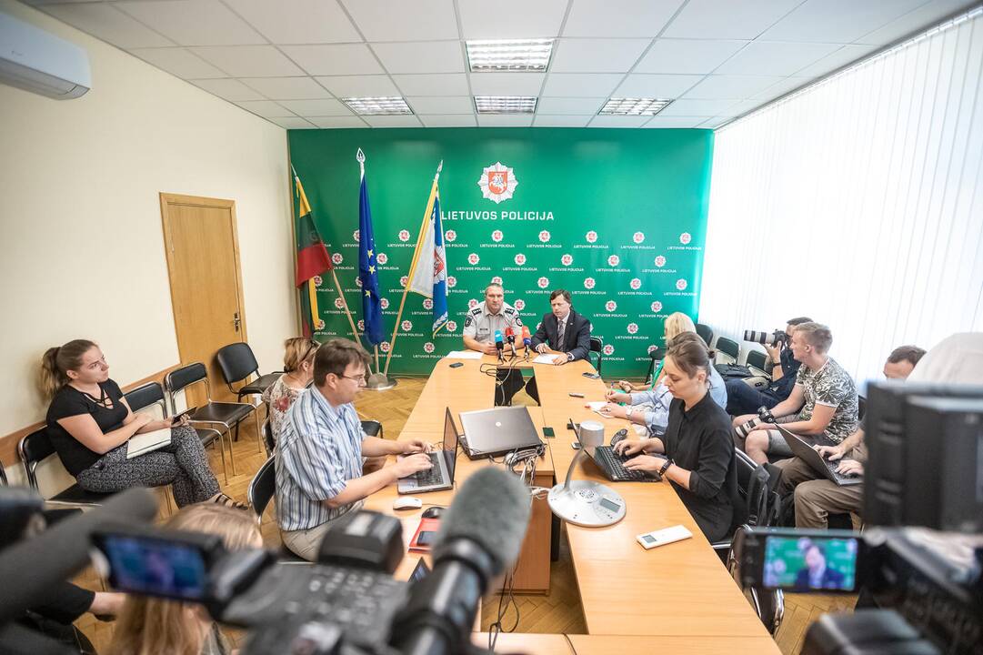Spaudos konferencija dėl ukrainiečio nužudymo