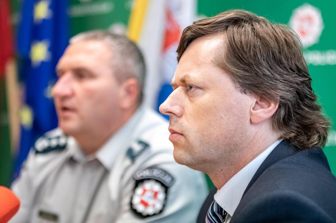 Spaudos konferencija dėl ukrainiečio nužudymo