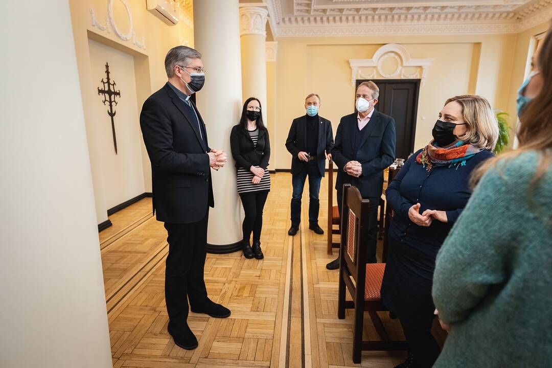 Diskusija su žurnalistais Arkivyskupijoje