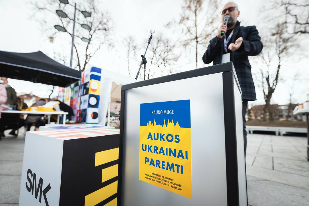 Kauno mugėje – aukcionas ir koncertas Ukrainai