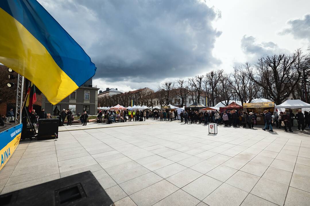 Kauno mugėje – aukcionas ir koncertas Ukrainai