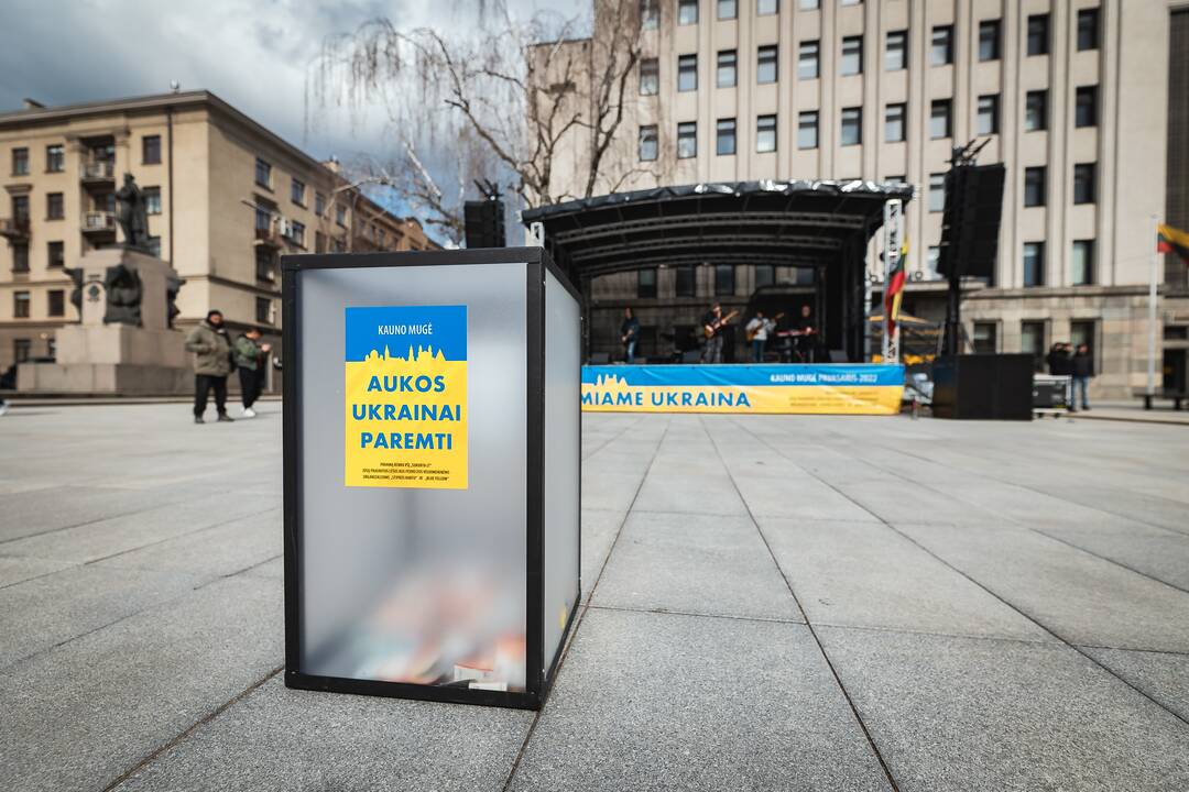 Kauno mugėje – aukcionas ir koncertas Ukrainai