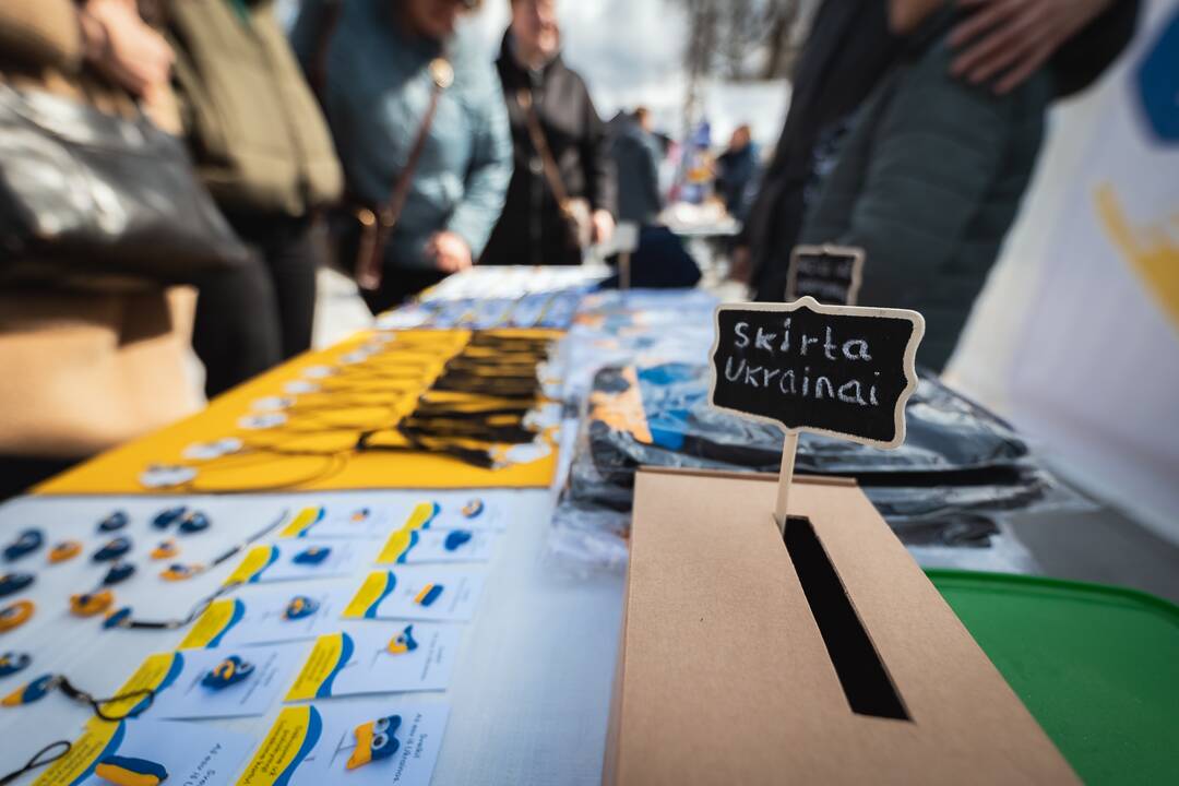 Kauno mugėje – aukcionas ir koncertas Ukrainai