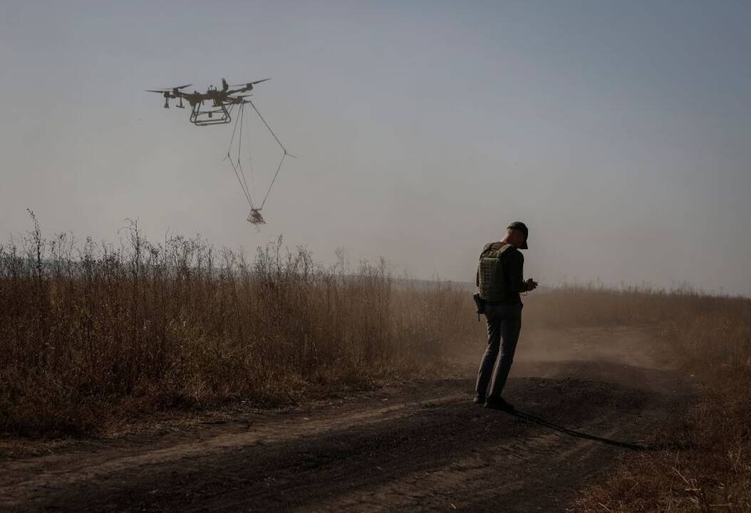 Žiniasklaida: per dronų smūgį Ukrainoje žuvo Estijos karys