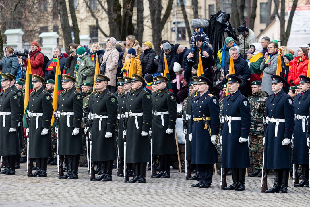 Trijų Baltijos valstybių vėliavų pakėlimo ceremonija