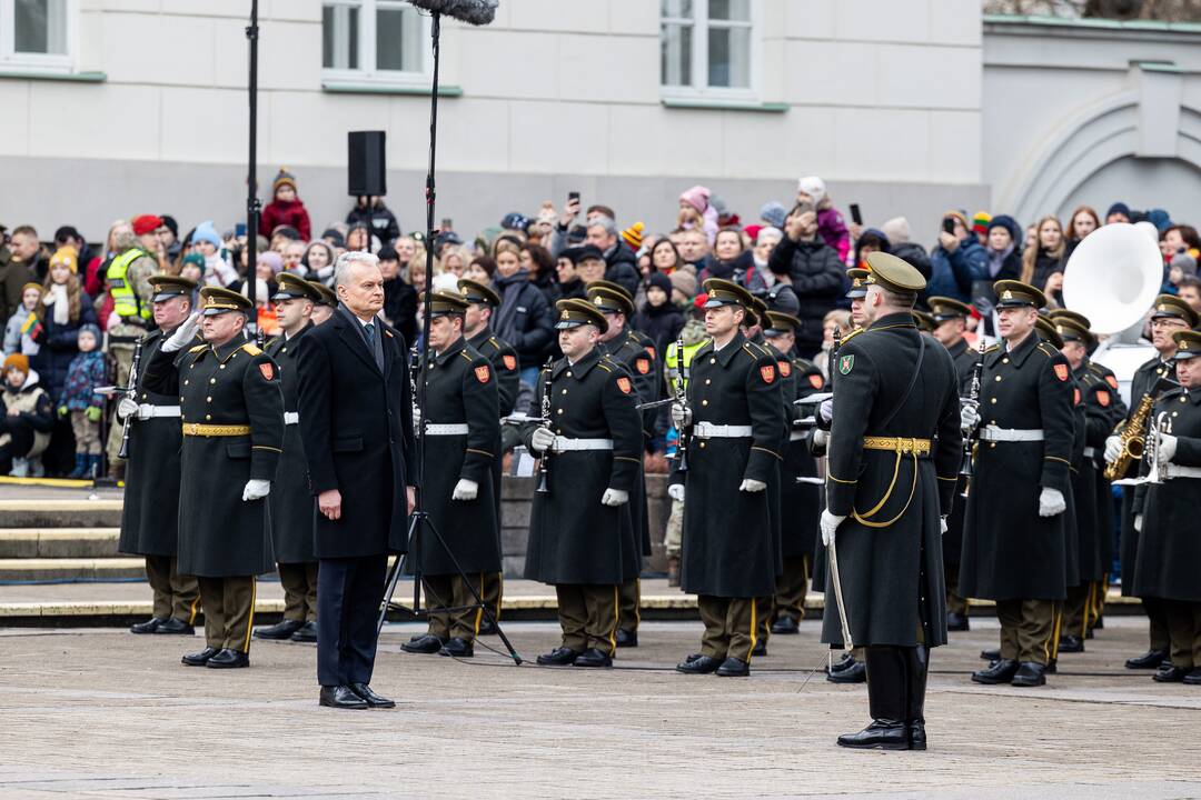 Trijų Baltijos valstybių vėliavų pakėlimo ceremonija