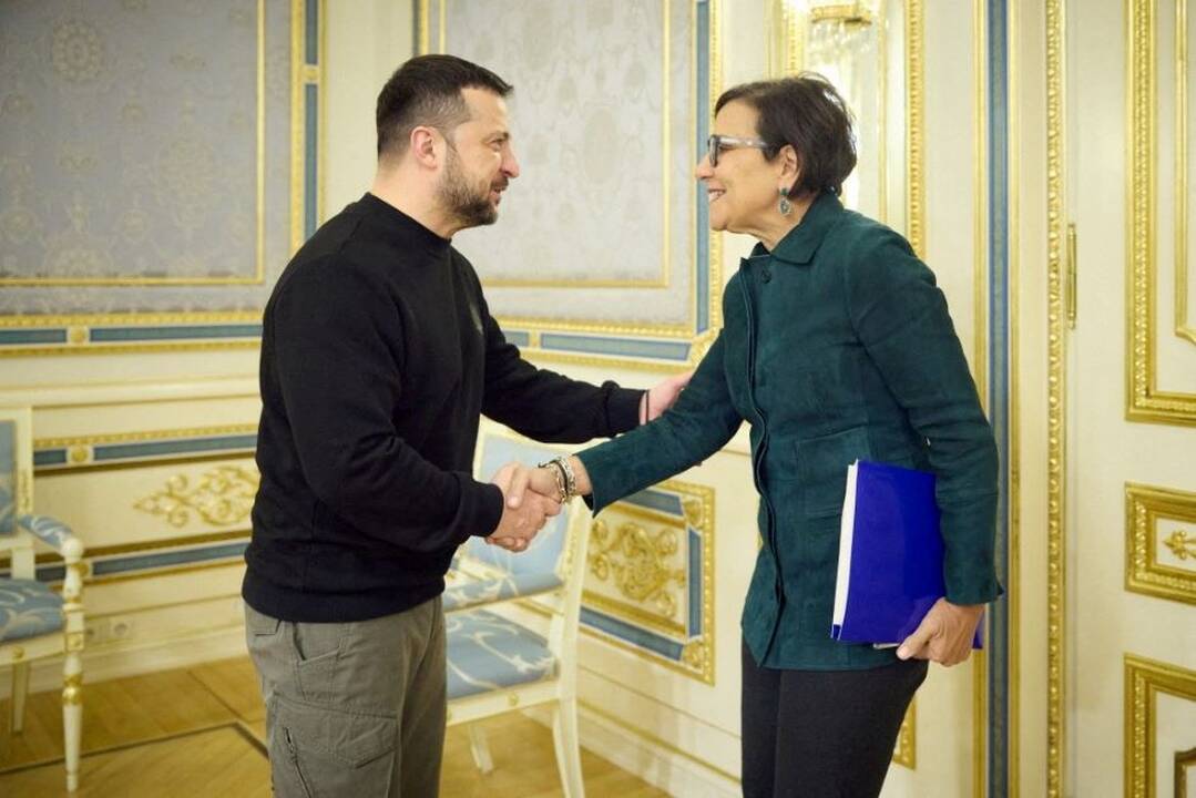JAV specialioji įgaliotinė nusiteikusi optimistiškai dėl pagalbos Ukrainai