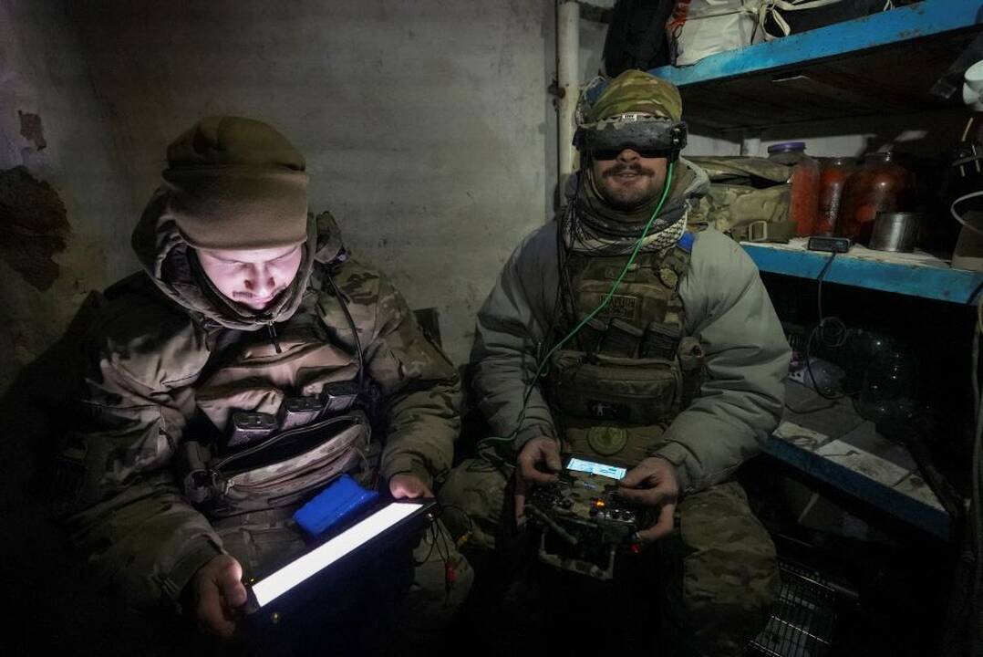 Ukrainos oro pajėgos sunaikino vienuolika okupantų dronų