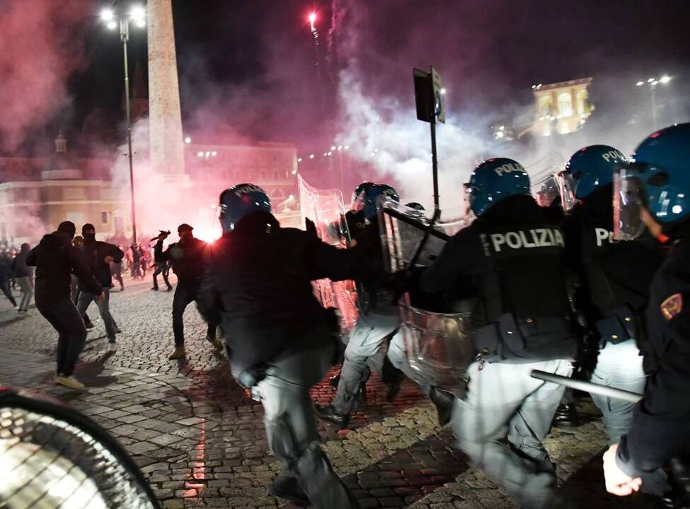 Italijoje dėl pratrūkusio smurto įkalinti neofašistų lyderiai