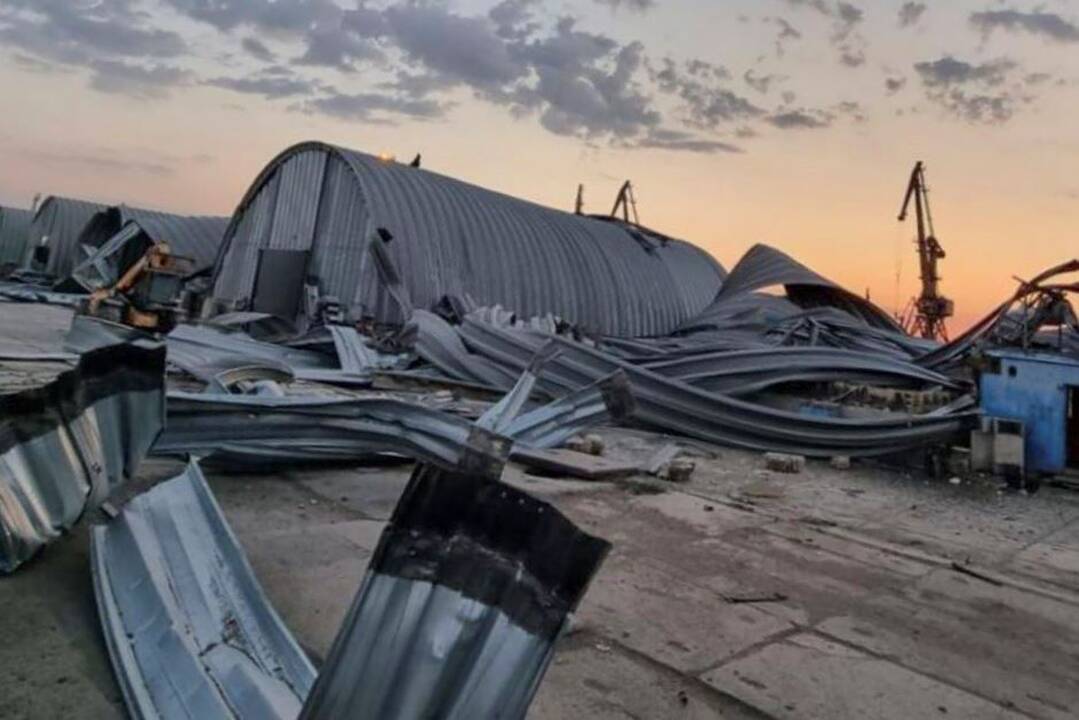 Rumunija smerkia Rusijos atakas prieš Dunojaus infrastruktūrą Ukrainoje