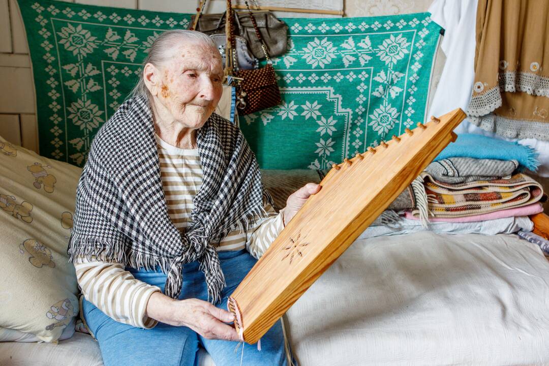 Pievelėje įkurdintas senoviškas plūgas, pamatus ir pastogę puošiantys vežimo ratai, sienas užkariavusios iš metalo kaltos saulutės ir kryžiai, medžio skulptūros.