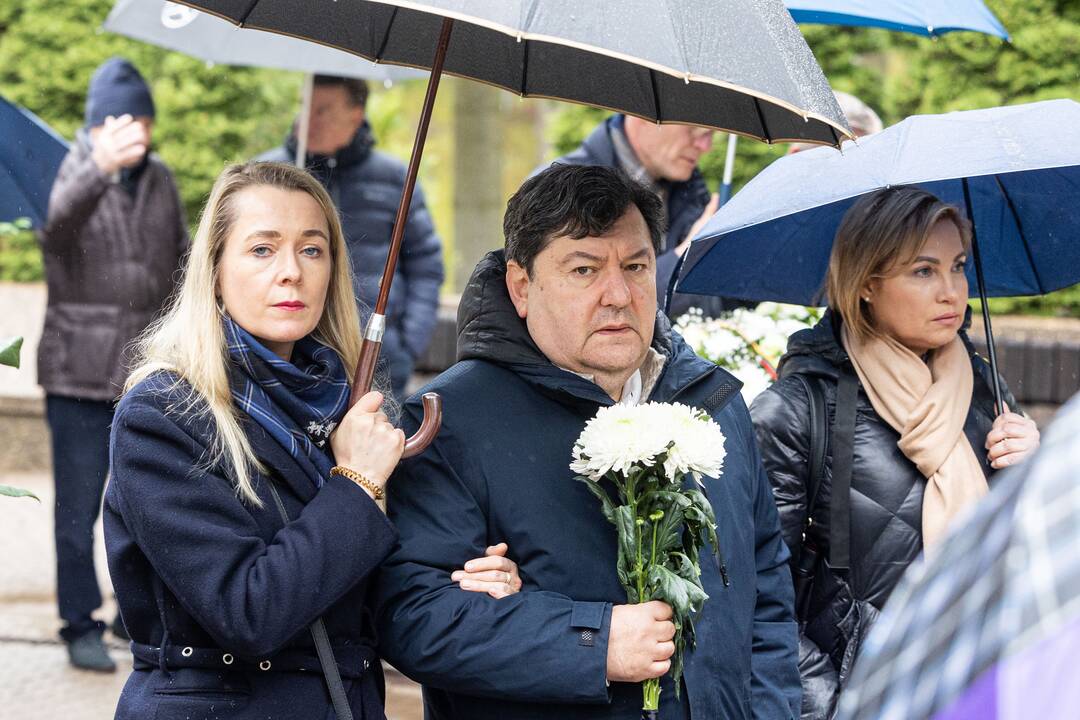 Vilniuje – G. Kirkilo laidotuvės